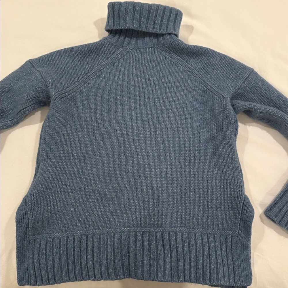 Everlane Slate Blue Turtleneck Sweater - Picture 6 of 6
